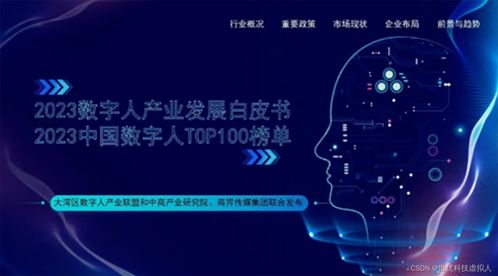 虛擬數字人服務商世優科技榮登2023中國數字人TOP100榜單 數字技術服務的創新典范